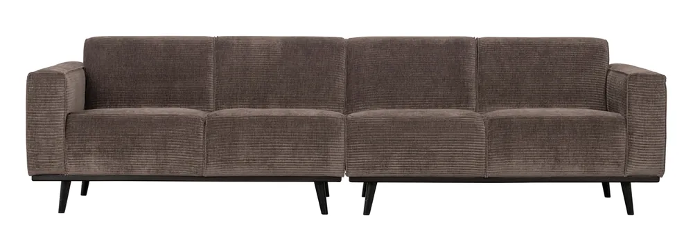 Finale Aktion 4 Sitzer Sofa Statement Rib Cord taupe Couch