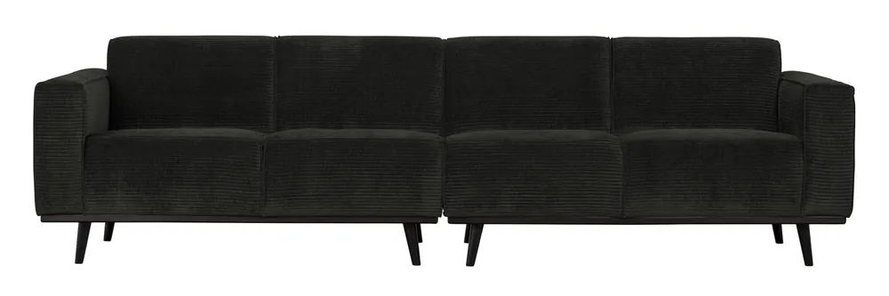 Direktkauf 4 Sitzer Sofa Statement Rib Cord graphite Couch