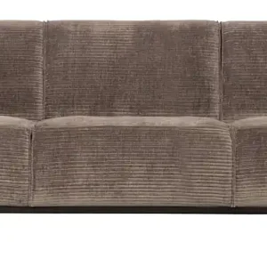 3 Sitzer Sofa Statement Rib Cord taupe Couch Nur Für Kurze Zeit