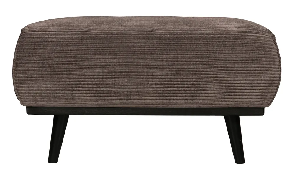 Markenprodukt Hocker Statement Rib Cord taupe Fußhocker Pouf