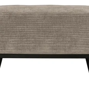 Hocker Statement Rib Cord lehmfarben Fußhocker Pouf Angebot