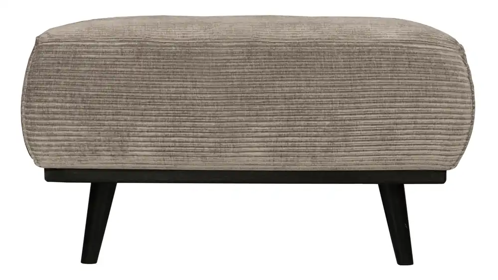 Hocker Statement Rib Cord lehmfarben Fußhocker Pouf Angebot
