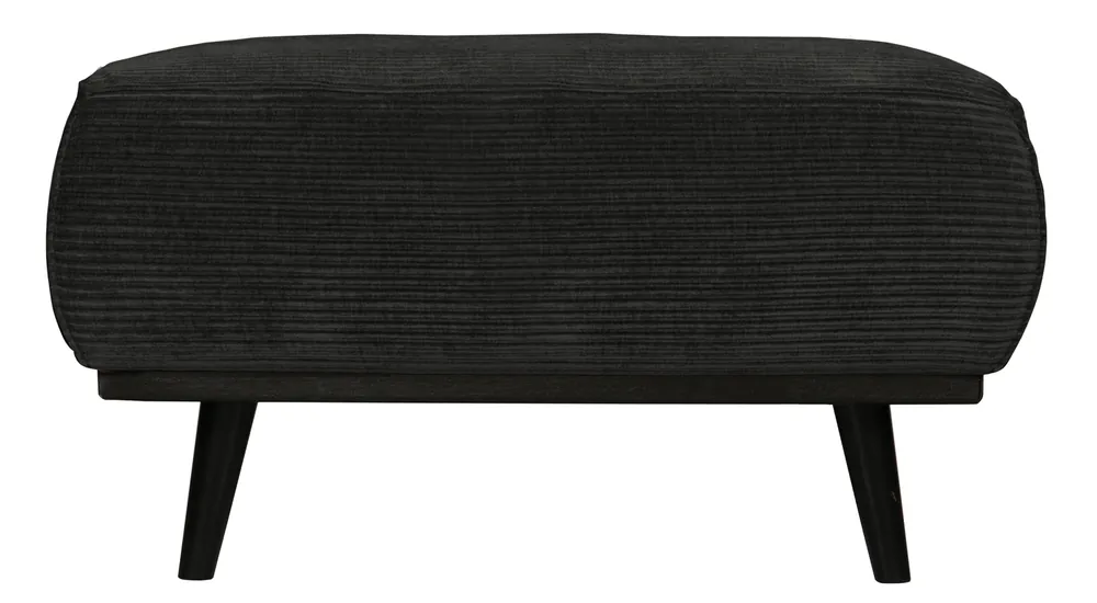 Schneller Versand Hocker Statement Rib Cord graphite Fußhocker Pouf