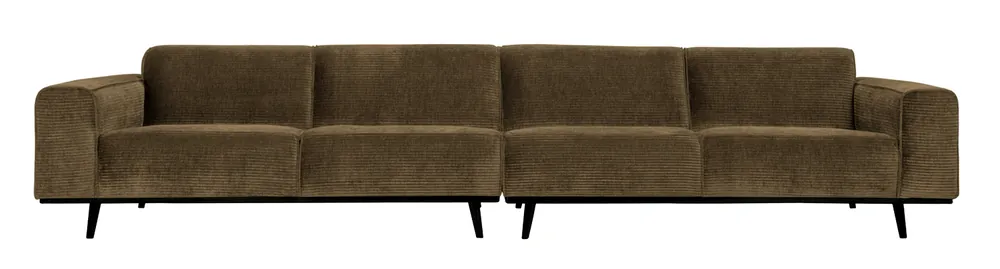 Bestseller XL 4 Sitzer Sofa Statement Rib Cord rock Couch