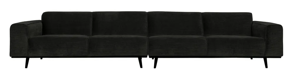 Bestseller XL 4 Sitzer Sofa Statement Rib Cord graphite Couch