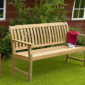 3 Sitzer Gartenbank Nelson first class Teak Bank Holzbank Teakbank Preisreduziert