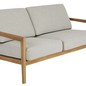 2,5 Sitzer Gartenbank Lounge Bank Populär Teakholz mit Kissen Neu Im Sortiment