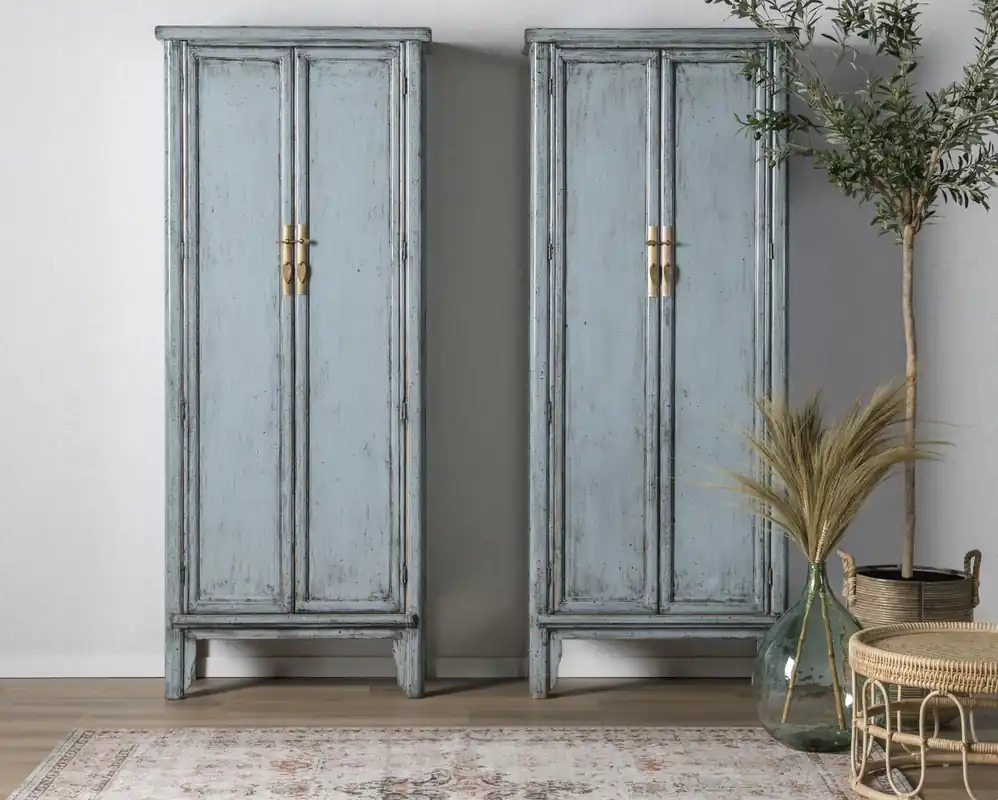 Preis Gesenkt UNIKAT Schrank ICONS H 190 cm Unikat grau