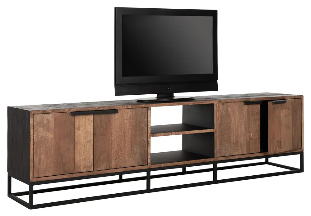 Bestpreis DTP Home TV Möbel Cosmo No.2 large Teakholz Metall