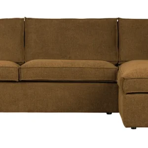 Woood Ecksofa Freddie bronze Chaiselongue rechts Abverkauf