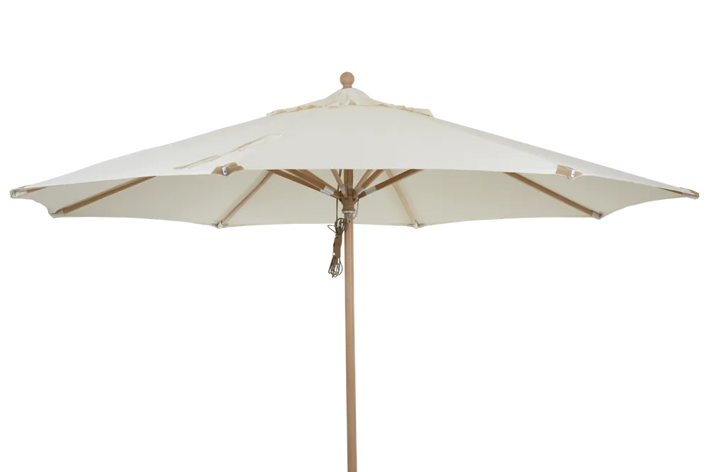 Finale Aktion Holz Sonnenschirm Parma Ø 350 cm naturel