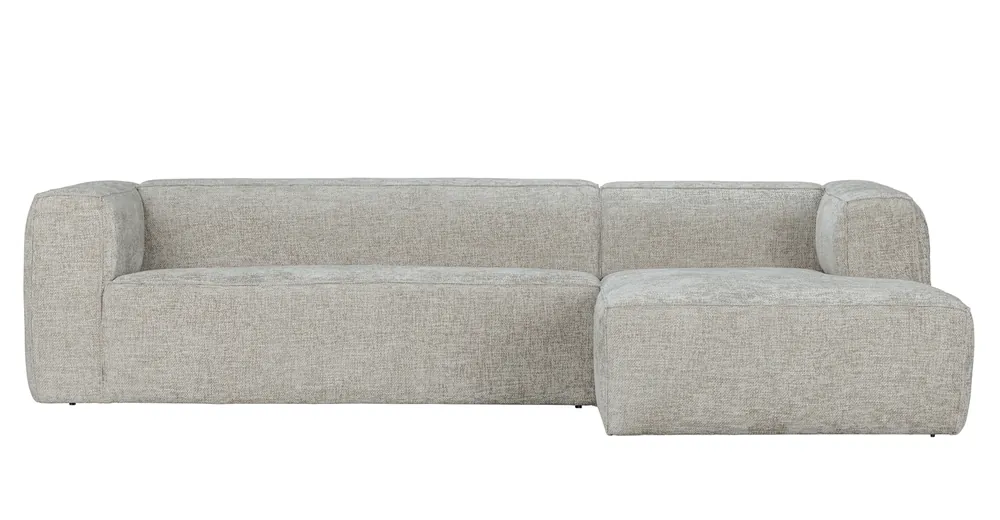 Ecksofa BEAN Melange natural Longchair rechts Neuheit