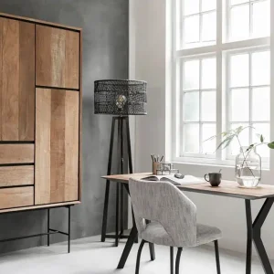 DTP Home Highboard Schrank Metropole H 210 cm Teakholz Markenprodukt