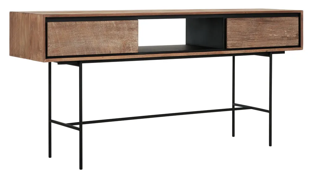Kommode Metropole 160 cm recyceltes Teakholz massiv Abverkauf