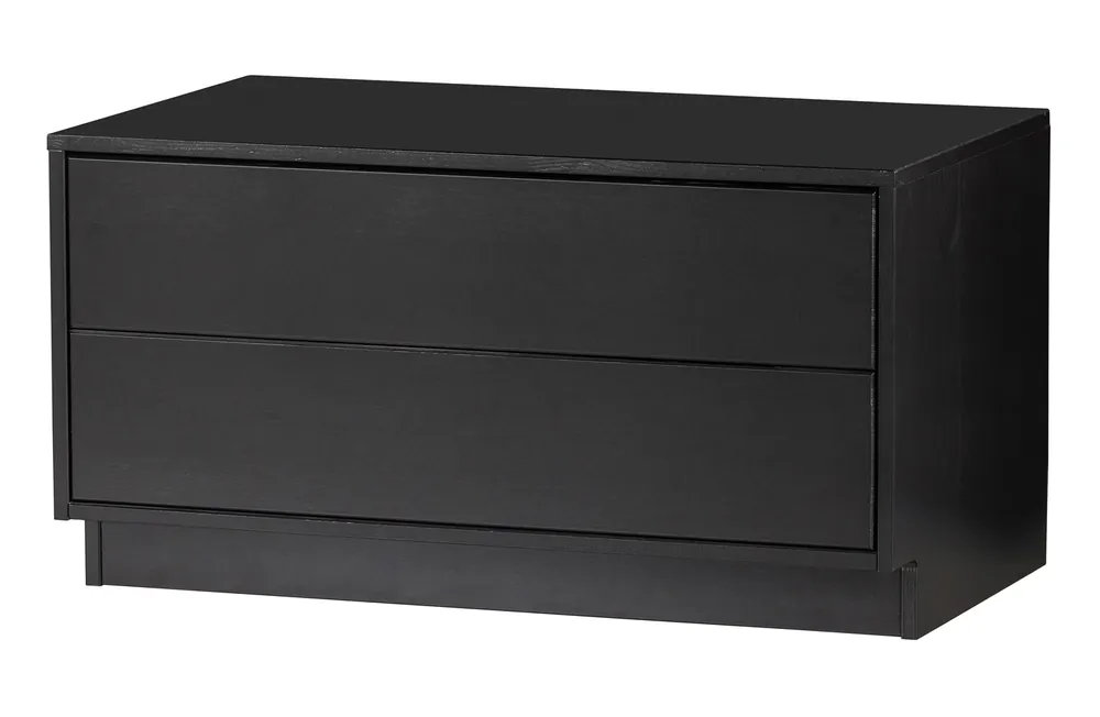 Preis Gesenkt woood TV Möbel Lowboard Finca 75 cm Kiefer schwarz