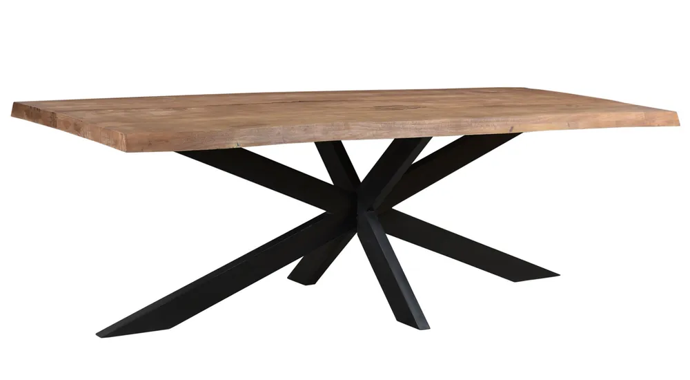 Sonderangebot Esstisch Spider Baumkante 220 x 100 cm Mangoholz