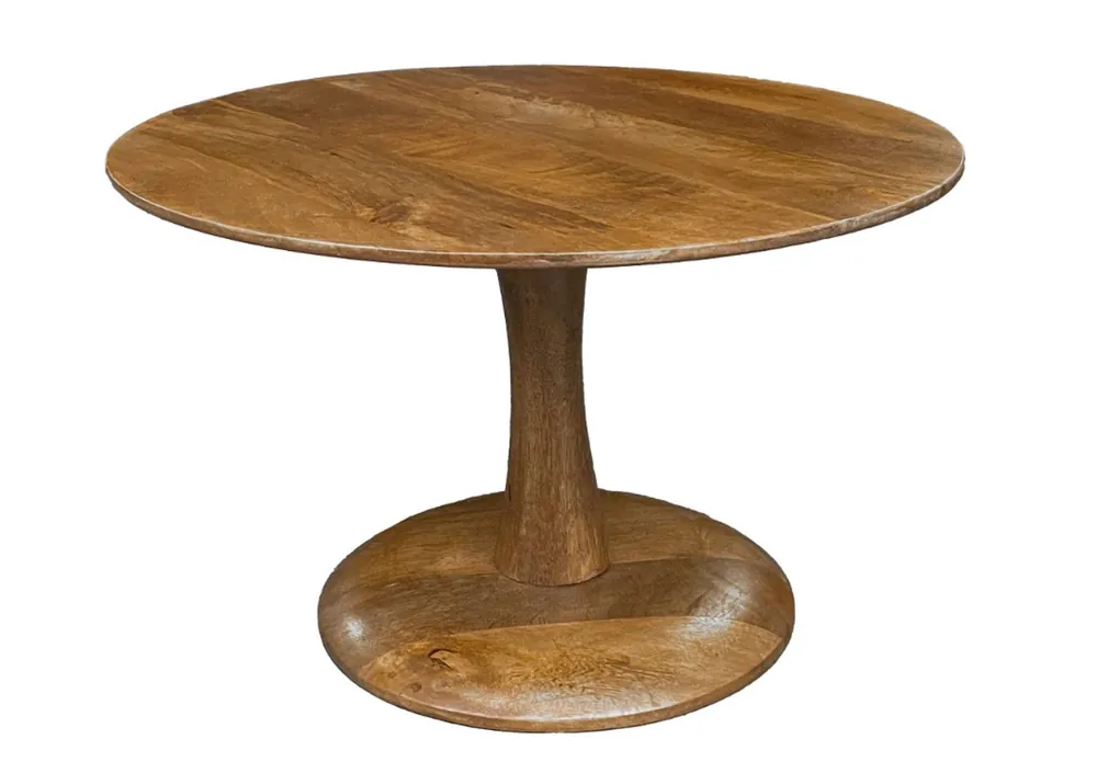 Beistelltisch Couchtisch Vivian Ø 60 cm rund Mango Holz Solange Der Vorrat Reicht