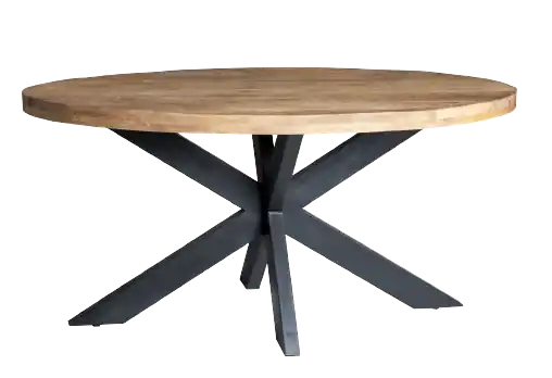 Bestseller Esstisch oval 160 x 90 cm Mangoholz