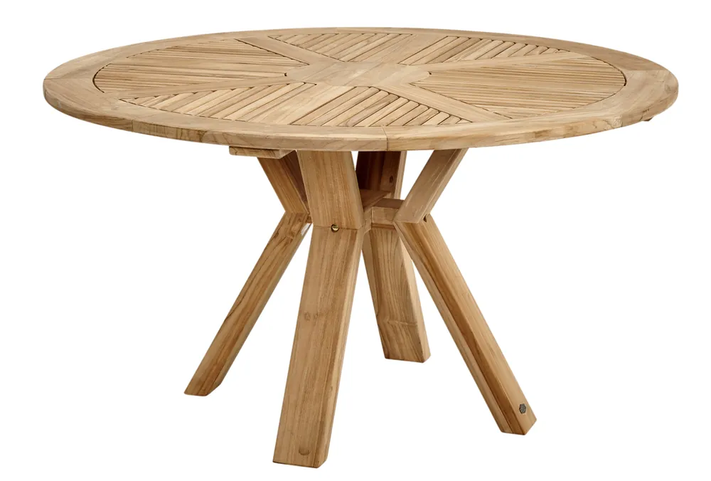 Neuheit Gartentisch Circus Ø 130 cm rund Esstisch Teakholz