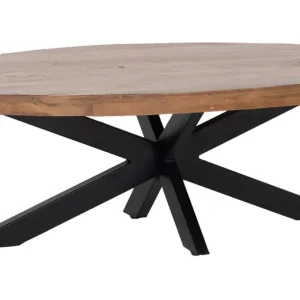 Finale Aktion Industrie Couchtisch Keron oval 130 x 70 cm Mangoholz