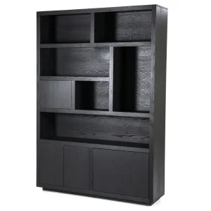 Bücherschrank Helsinki B 150 cm schwarz Eiche Markenware
