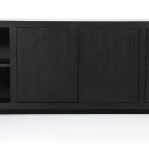 Sideboard Helsinki B 200 cm Kommode Eiche schwarz Sonderangebot