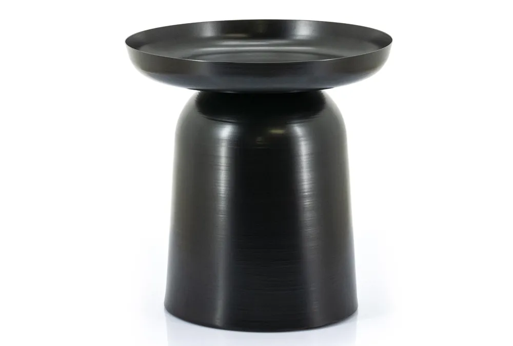 Finale Aktion Beistelltisch Bodie Ø 45 cm Metall schwarz Couchtisch