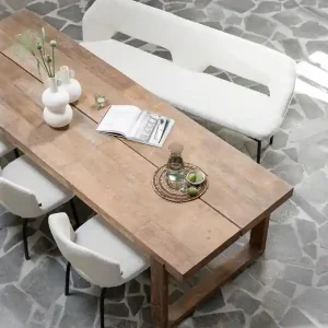 DTP Home Esstisch Icon 220 x 100 cm recyceltes Teakholz Garantierte Lieferung
