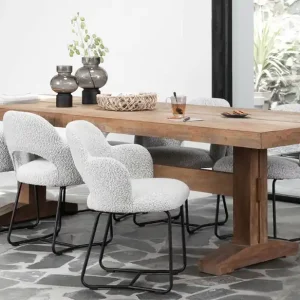 Angebot massiver Esstisch Borgo 250 x 100 cm recyceltes Teakholz