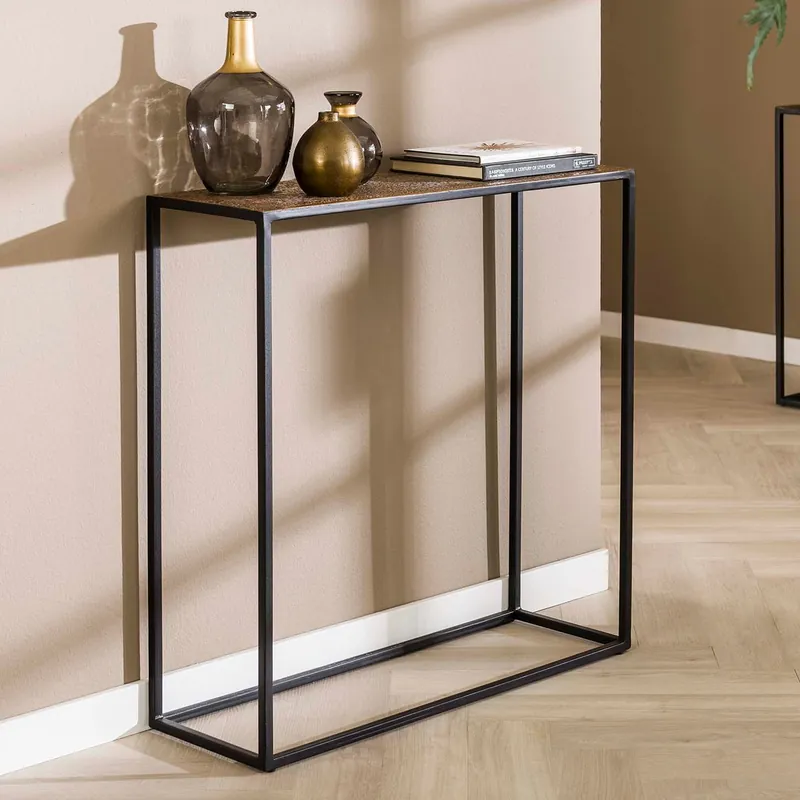 Preiswert Konsolentisch Metall B 75 cm antikbronze Konsole Sideboard