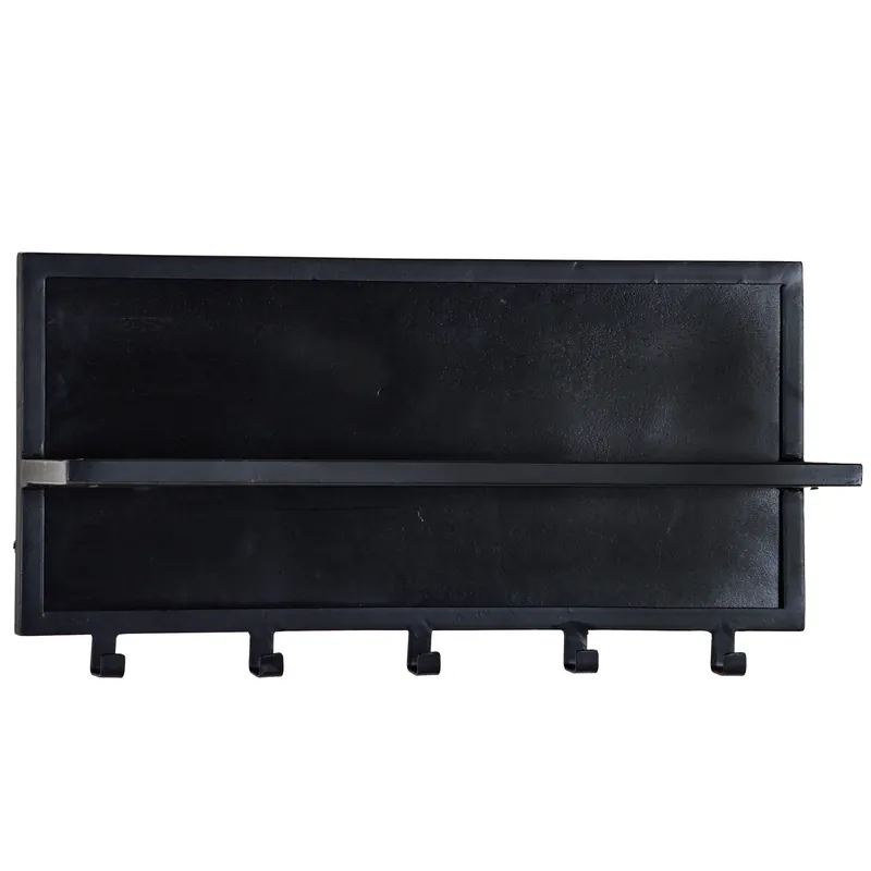 Wandgarderobe mit Ablage Caro B 70 cm schwarz Sichere Zahlung