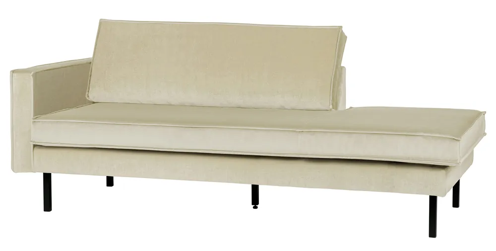 Sofa Chaiselongue RODEO Recamiere Samt pistazie links Tagesbett Schneller Versand