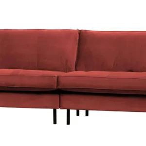 3 Sitzer Sofa Rodeo Classic Samt Velvet kastanie Beliebt