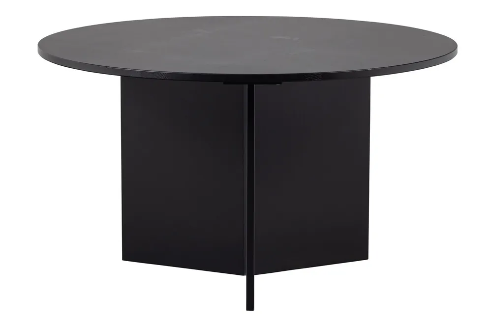 Sale woood Esstisch Jace Ø 130 cm rund Kiefer schwarz