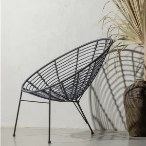 Sonderaktion 2er Set woood Lounge Stuhl Jane blau
