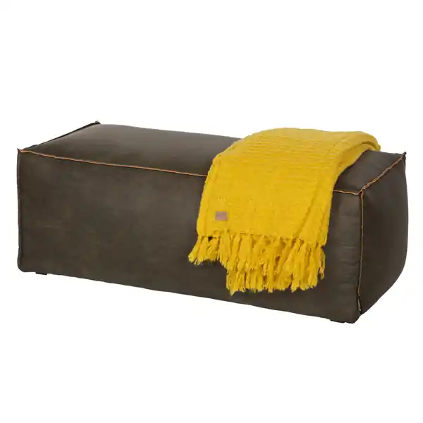 Mega-Angebot Sitzhocker RODEO Leder Hocker army grün