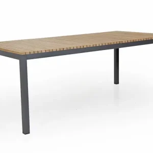 Sale exclusiver Gartentisch Teakholz ZALANGO 200 x 100 cm