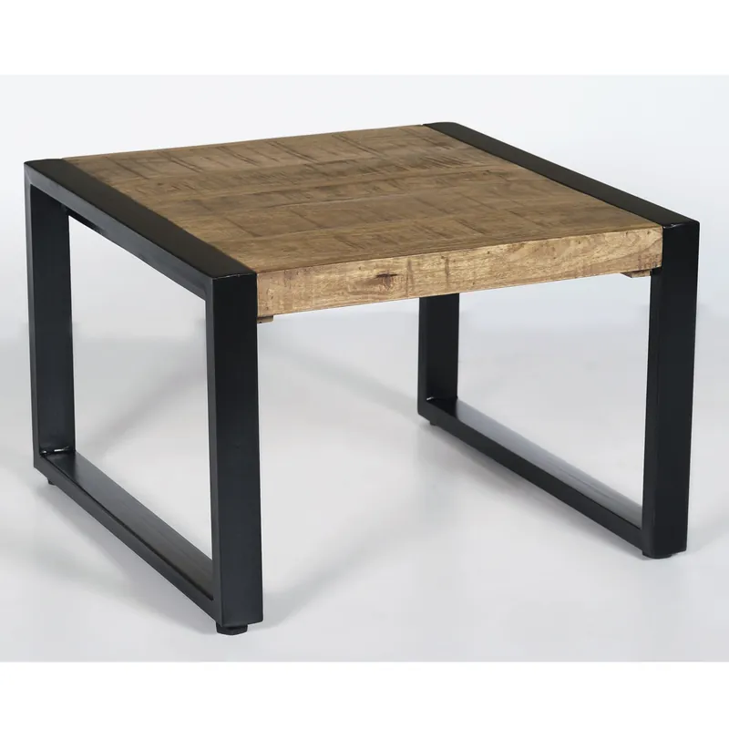 Must-Have Beistelltisch Couchtisch Nairobi 60 x 60 cm Mango Holz Metall
