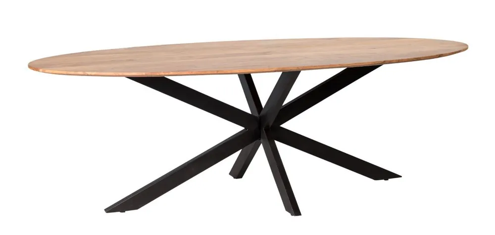 Kracherpreis Esstisch Oslo 240 cm Akazie Holztisch oval