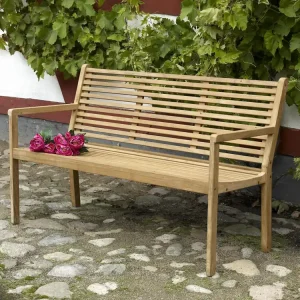 Top-Preis 3-Sitzer Teakholz Gartenbank CANBERRA 140 cm