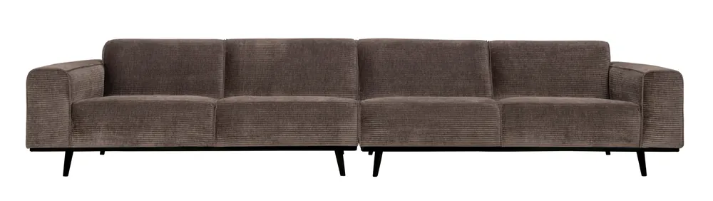 Aktuell XL 4 Sitzer Sofa Statement Rib Cord taupe Couch