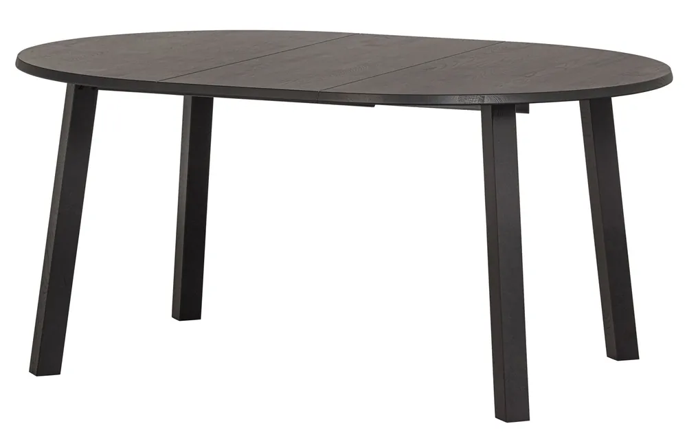 Esstisch Lange JAN 120 x 120-200 cm Eiche blacknight ausziehbar Markenware