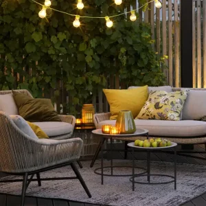 Sitzgruppe Gartenmöbel Lounge PEMBROKE Echt