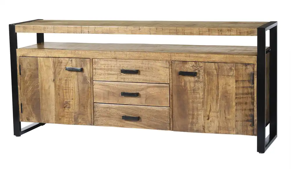 Kommode Sideboard Nairobi 180 cm Mango Holz Abverkauf