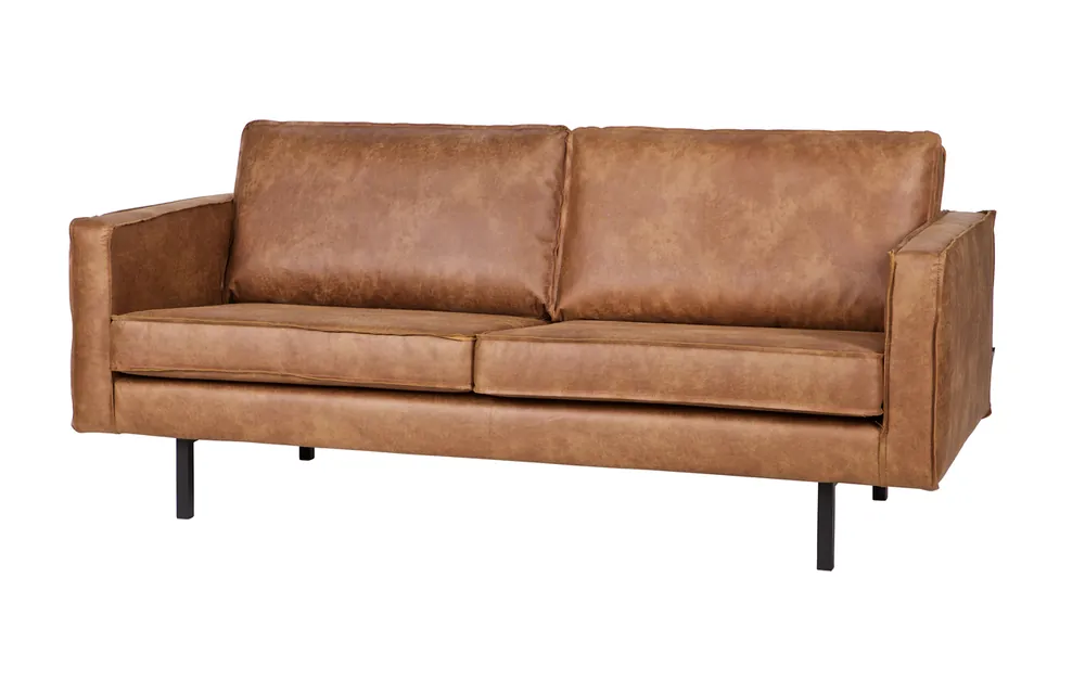 Angebot 2,5 Sitzer Sofa RODEO recyceltes Leder cognac
