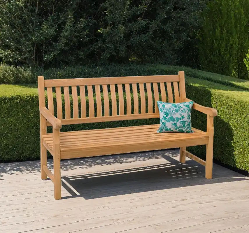 Teak Gartenbank 150 cm PATRICK Bank Teakholz Ausverkauf