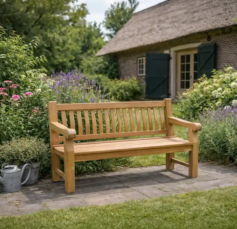 TEAK Bank Gartenbank PATRICK FAT 166 cm Saisonangebot
