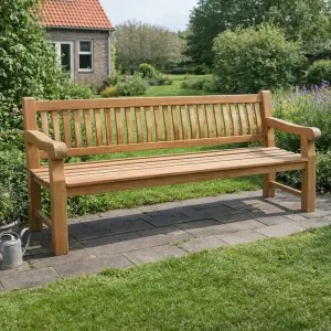 TEAK Gartenbank FAT 200 cm Teakholz massiv Sale