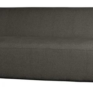 3 Sitzer Sofa Sloping Webstoff Chenille grau/schwarz melange Letzte Chance