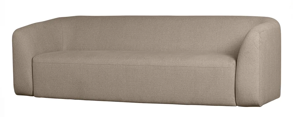 3 Sitzer Sofa Sloping Webstoff Chenille natural melange Online Kaufen